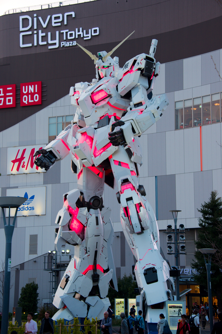 Gundam Unicorn at Odaiba