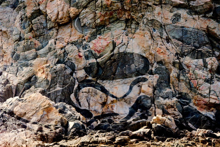 Colored Rocks on Omi Island