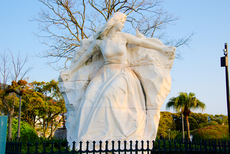 Maiden of Peace Statue in Nagasaki Peace Park
