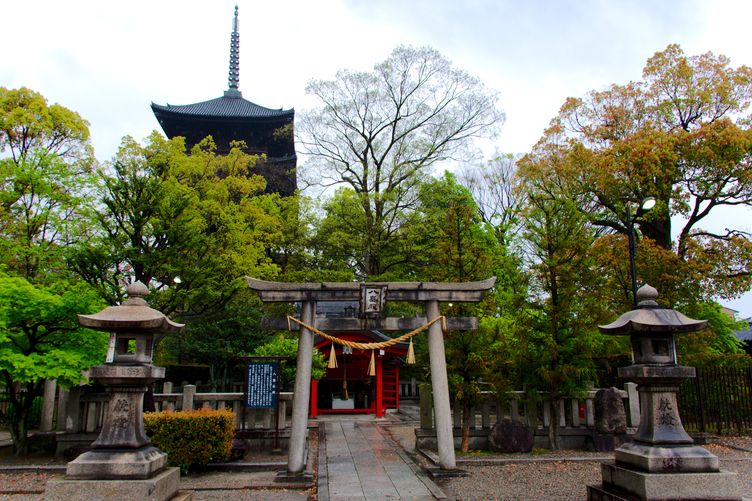 Shinto Shrine on the grounds of Tō-ji Temple