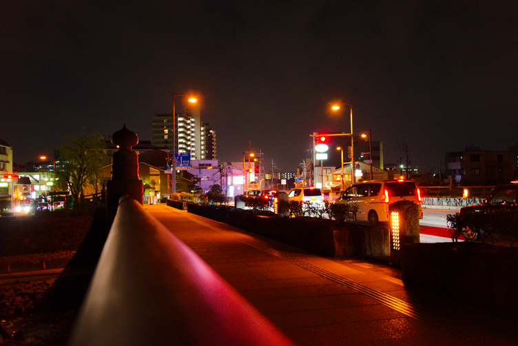 Uji-bashi at Night