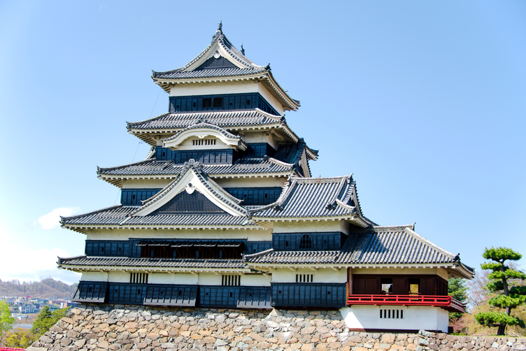 South Side of Matsumoto Castle Keep