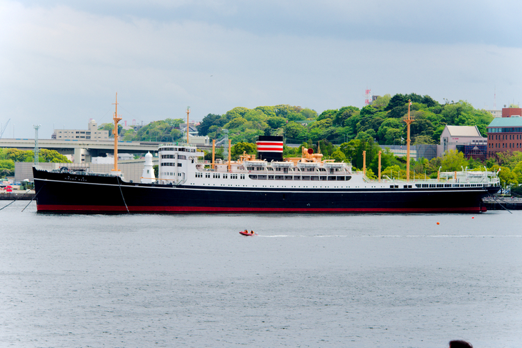 NYK Hikawa Maru docked in Yokohama