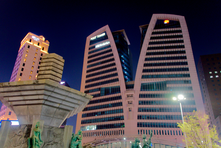 Seoul Central Post Office at Night