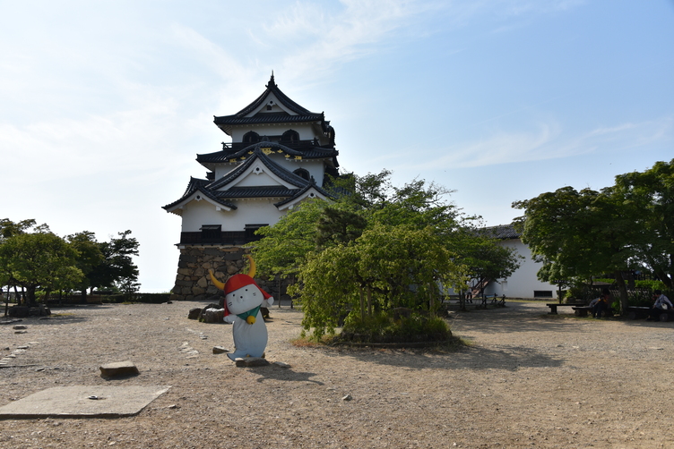 Hikone Castle with Mascot
