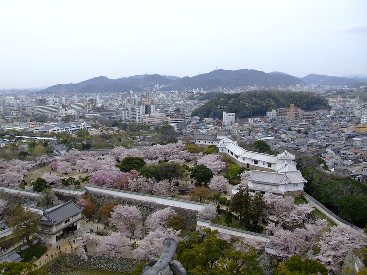 View of Himeji Castle Grounds