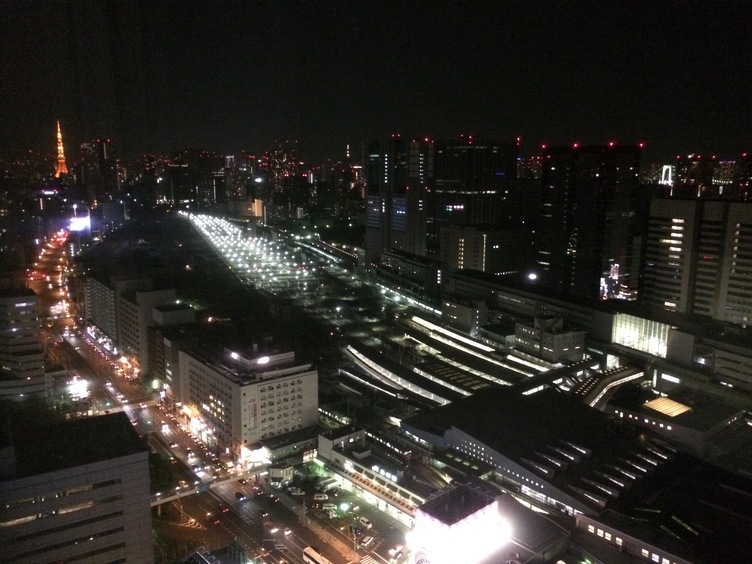 Shinagawa Tracks at Night