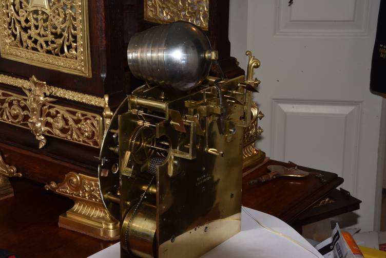 Clock mechanism prior to installation