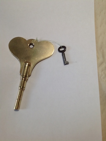Clock key after cleaning