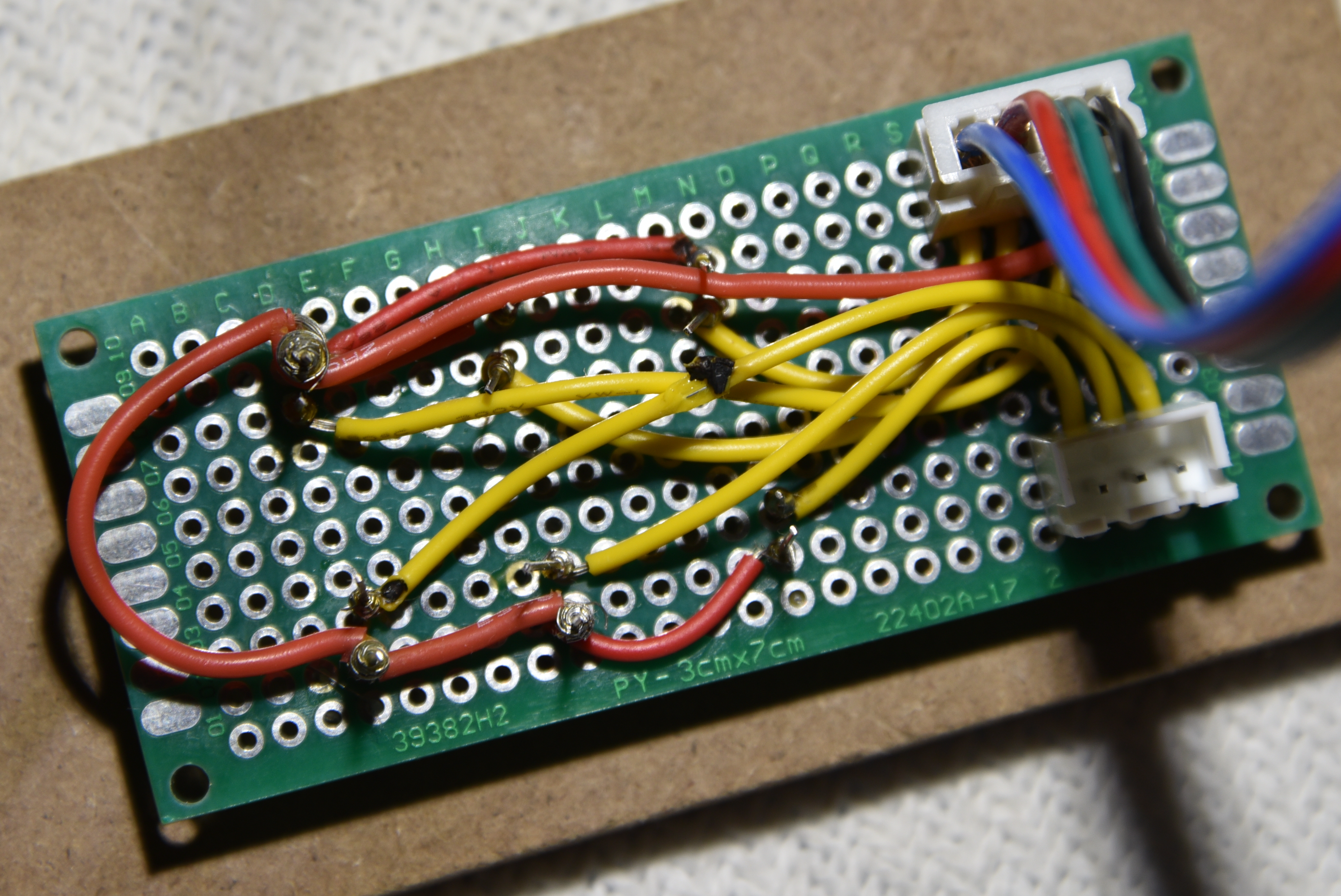Rear of LED Indicator Board