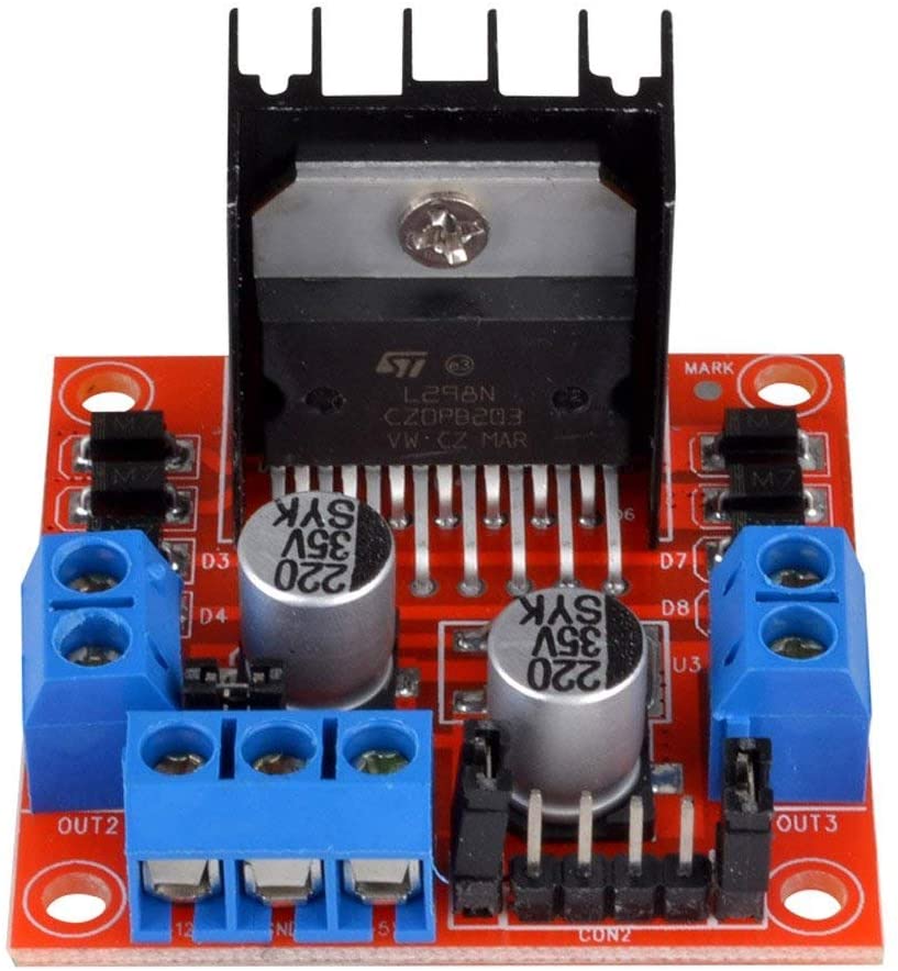 L298N H-Bridge Dual Motor Driver